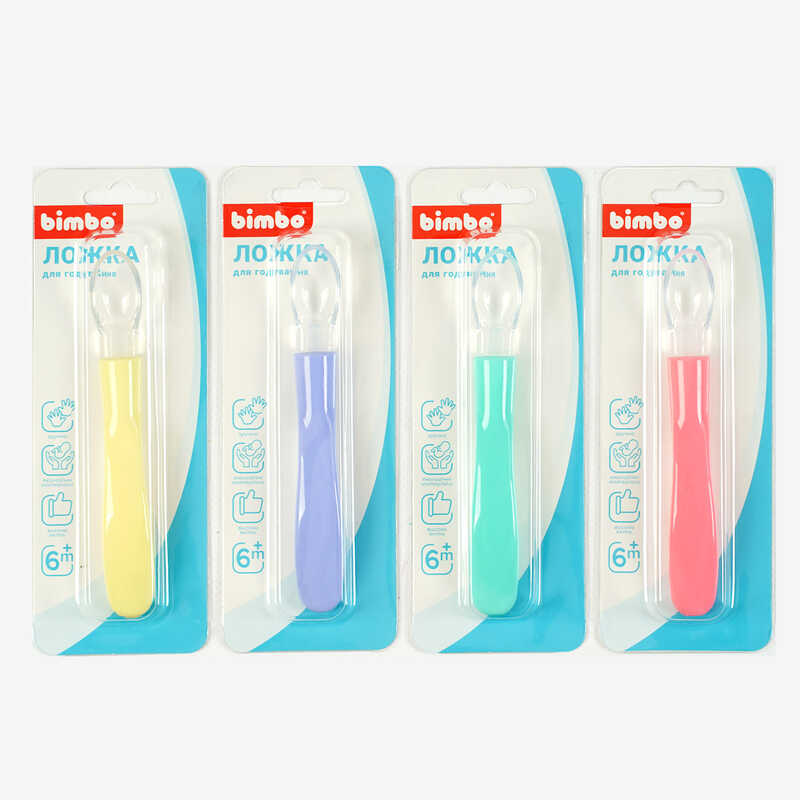 гр Ложечка C 63870 (432) "Bimbo", 4 види, на листі, ВИДАЄТЬСЯ ТІЛЬКИ МІКС ВИДІВ