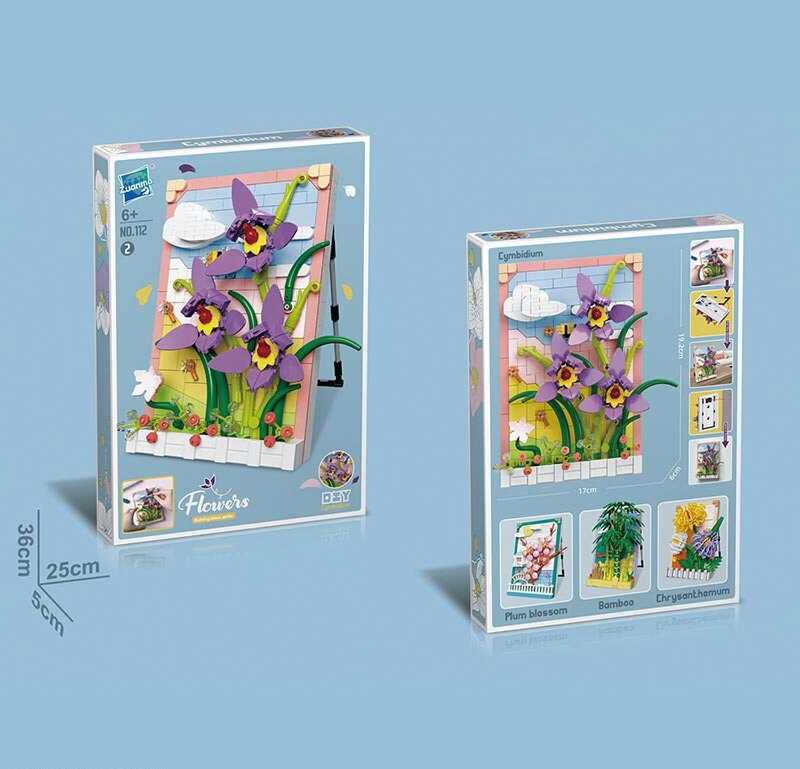 Конструктор 112-2 (56/2) “Картина з квітами”, в коробці