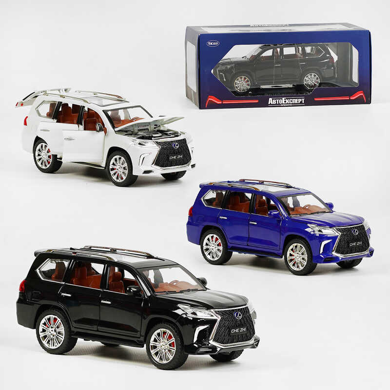 Машинка GT- 02063 (24/2) 3 види, "АвтоЕксперт", металопластик, 1:24, звук, світло, інерція, рухомі елементи, у коробці, ВИДАЄТЬСЯ МІКС ВИДІВ