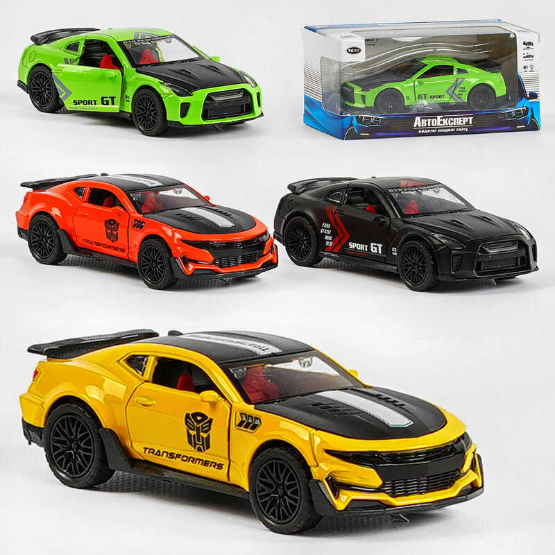 Машинка MG - 08744 (120/2) "Авто Експерт" 4 види, металопластик, 1:36, звук, світло, інерція, відчиняються двері, в коробці ВИДАЄТЬСЯ МІКС ВИДІВ