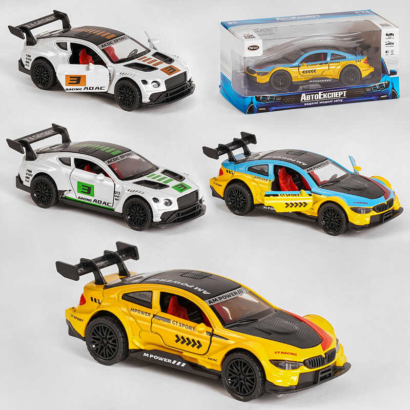 Машинка MG - 60408 (120/2) "Авто Експерт", 2 види, по 2 кольори, 1:36, світло, звук, інерція, в коробці ВИДАЄТЬСЯ МІКС ВИДІВ