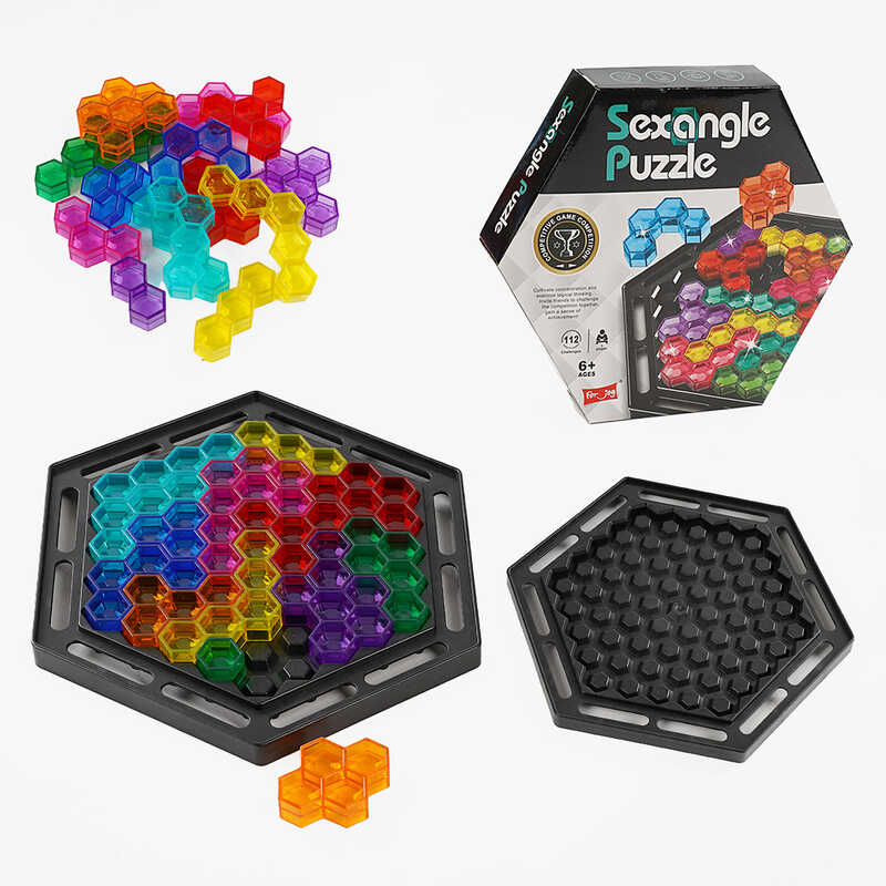 Логічна гра 929-31 (48) двостороннє поле, 16 кольорових елементів, інструкція із завданнями, в коробці