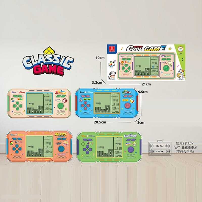 Тетрис HC 10250 (144/2) режими, класичні ігри, звук, на батарейках, рівні складності, в коробці, ВИДАЄТЬСЯ МІКС ВИДІВ