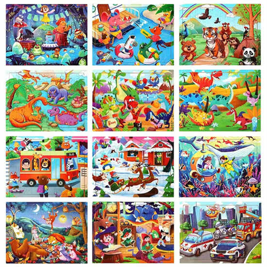 Пазли C 74228 (200) дерев’яні, обсерваційний, розмір - 30х23 см, 70 елементів, в плівці, ВИДАЄТЬСЯ МІКС ВИДІВ