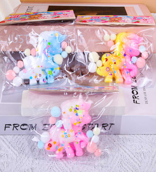 Гра антистрес C 71224 (24) ЦІНА ЗА 24 ШТУК В БЛОЦІ, “Поні”, блискітки, м’які кульки, в коробці