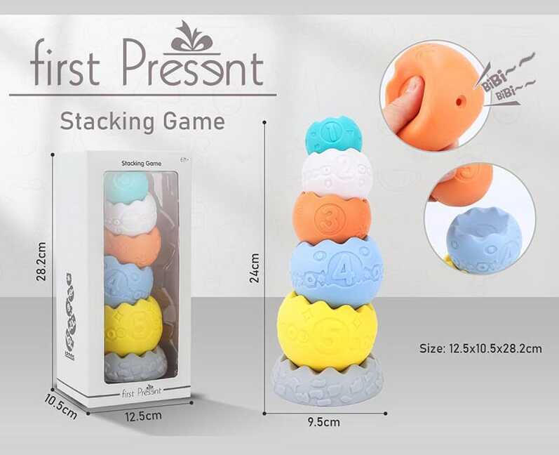 Пірамідка MY 109 (40), 6 кульок, в коробці