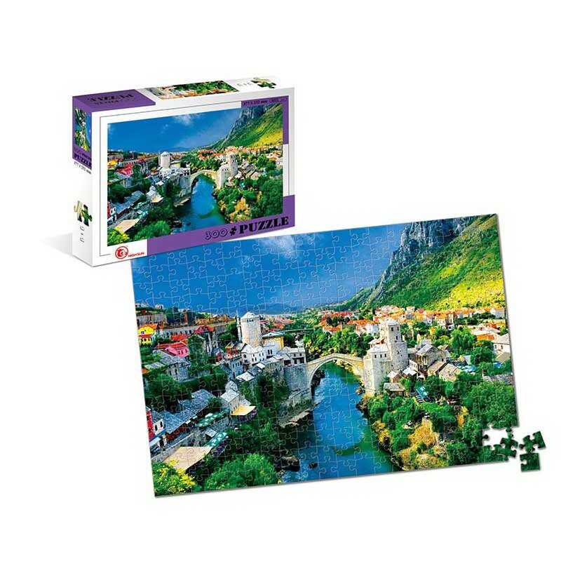 Пазли 88165 (120/3) 300 елементів, “Мальовничий пейзаж”, в коробці