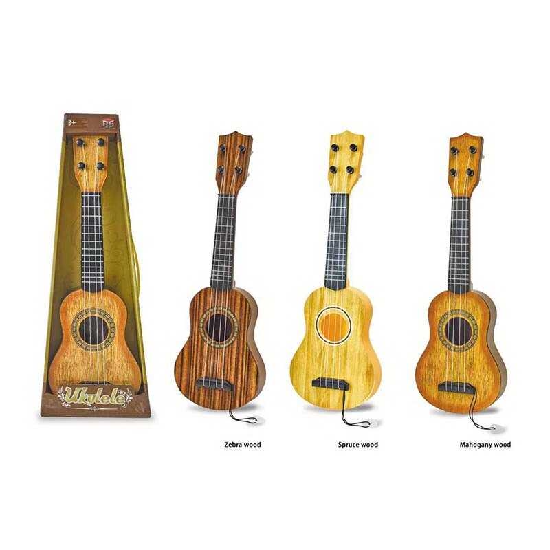 Гітара 386 B (96/2) 3 кольори, 4 струни, медіатор, в коробці