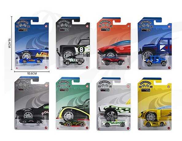 Машинка 8801 B (480/2) на листі, ВИДАЄТЬСЯ ТІЛЬКИ МІКС ВИДІВ