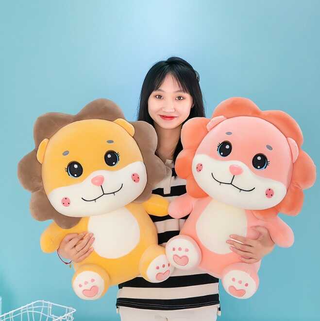 М`яка іграшка M 14720 (45) 2 кольори, левеня, висота 42 см