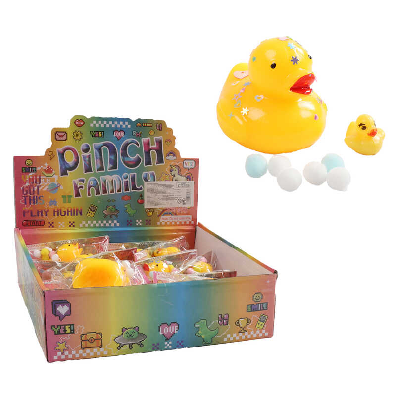 Гра антистрес C 71348 (32) ЦІНА ЗА 12 ШТУК В БЛОЦІ, "Каченя", в коробці