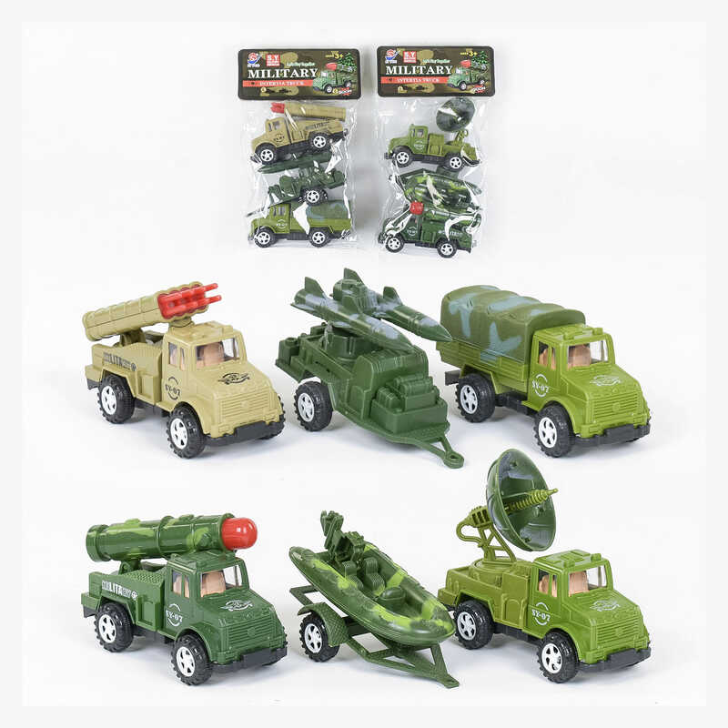 Набір військової техніки 8623 (108/2) 2 види, в пакеті