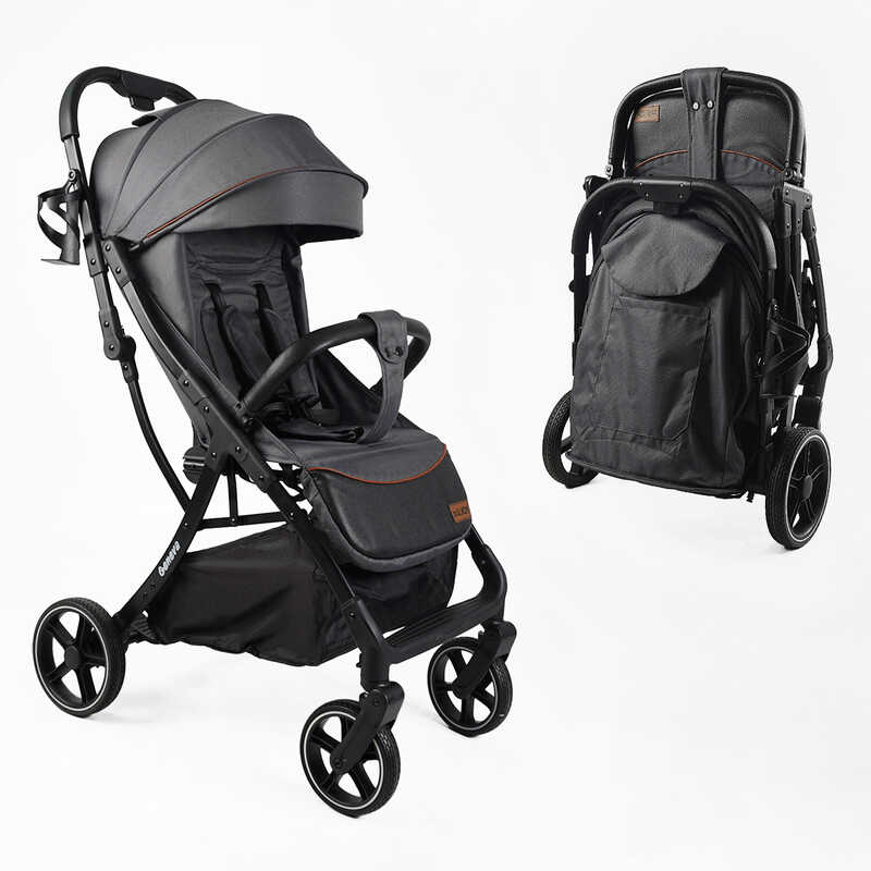 Візок прогулянковий дитячий "JOY" Geneva GN-53277 (1) рама алюмінієва, футкавер, підсклянник, телескопічна ручка