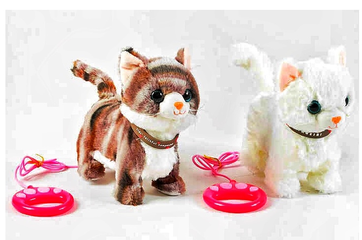 Улюбленець M 49125 , 2 види, "Котик", ходить, співає, реагує на дотик, співає пісні англійською, відтворює звуки, у пакеті