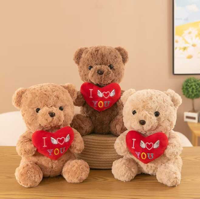 М`яка іграшка M 18531 (50) 3 кольори, “Ведмедик”, висота: 38 см, ВИДАЄТЬСЯ МІКС