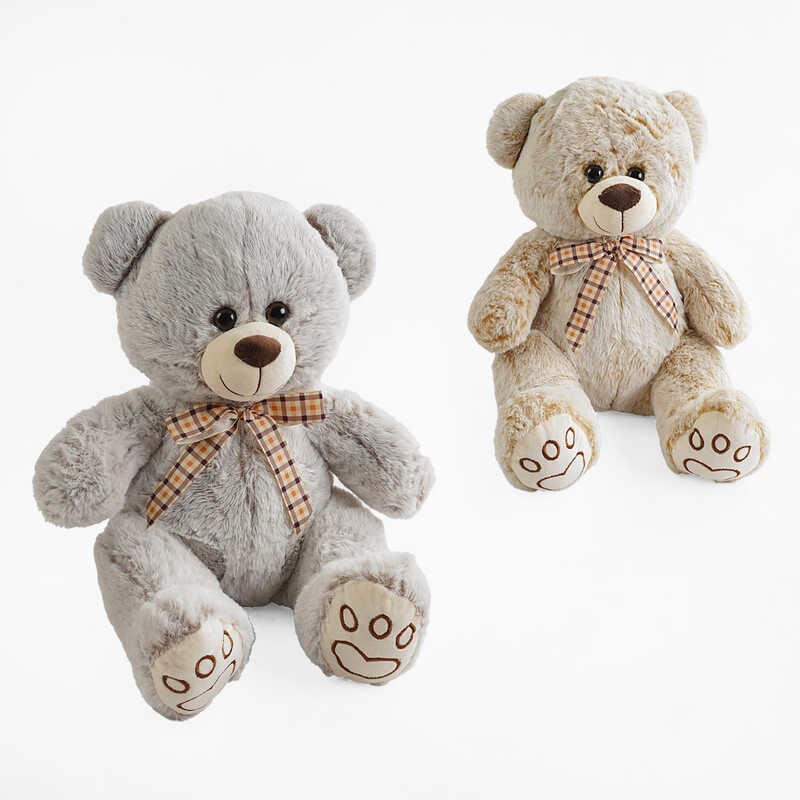 М'яка іграшка M 17378 (40) 2 кольори, "Ведмедик", висота - 42 см, у пакеті