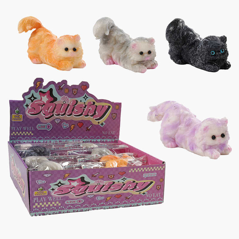 Гра антистрес C 72503 (24) ЦІНА ЗА 8 ШТУК В БЛОЦІ, "Кошеня", в коробці