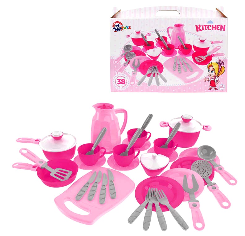 Набір посуду №4 3275 , "Technok Toys" , коробка