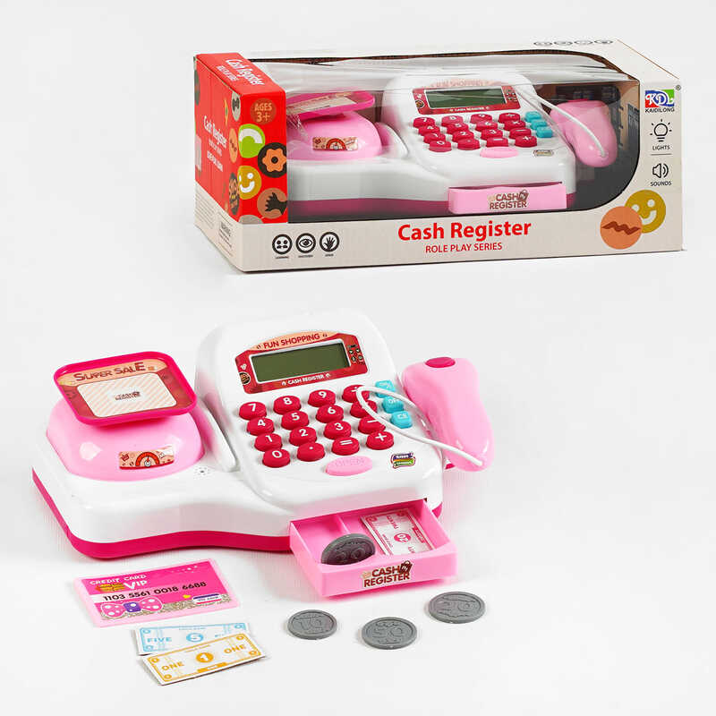 Касовий апарат KDL 888-45 (48/2) підсвічування, звук, в коробці