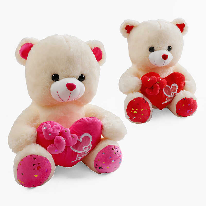 М`яка іграшка M 18113 (30) 2 кольори, “Ведмедик”, 37х34х50 см