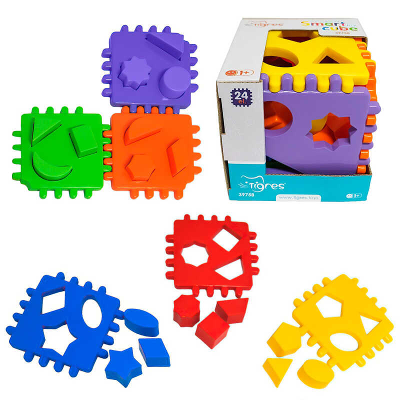 гр Конструктор "Smart cube" 39758 (24) "Tigres", 24 елементи, в коробці