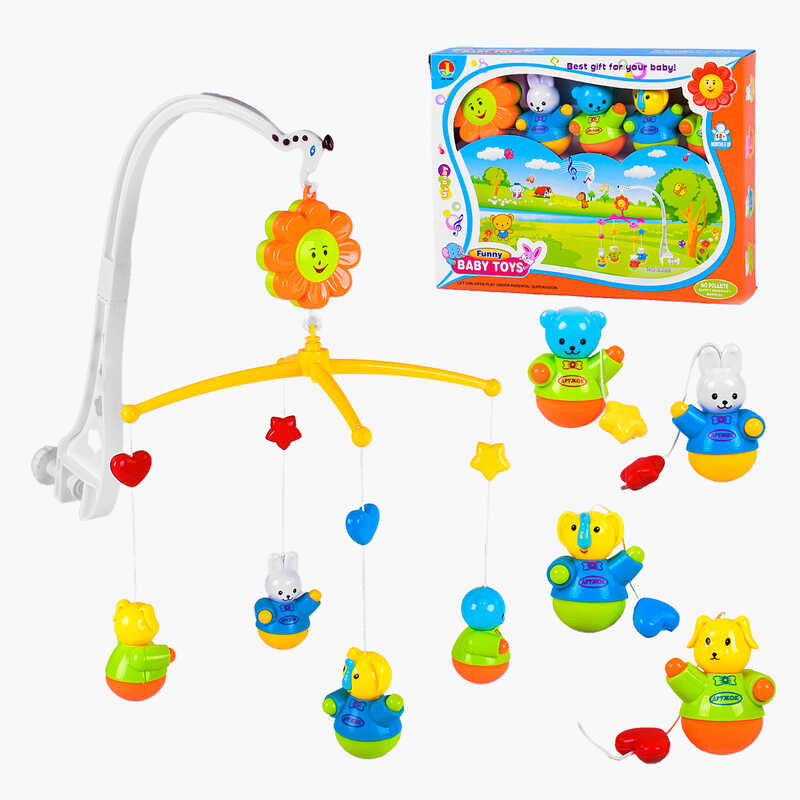 Карусель 6388 (36) музична, заводний механізм, у коробці