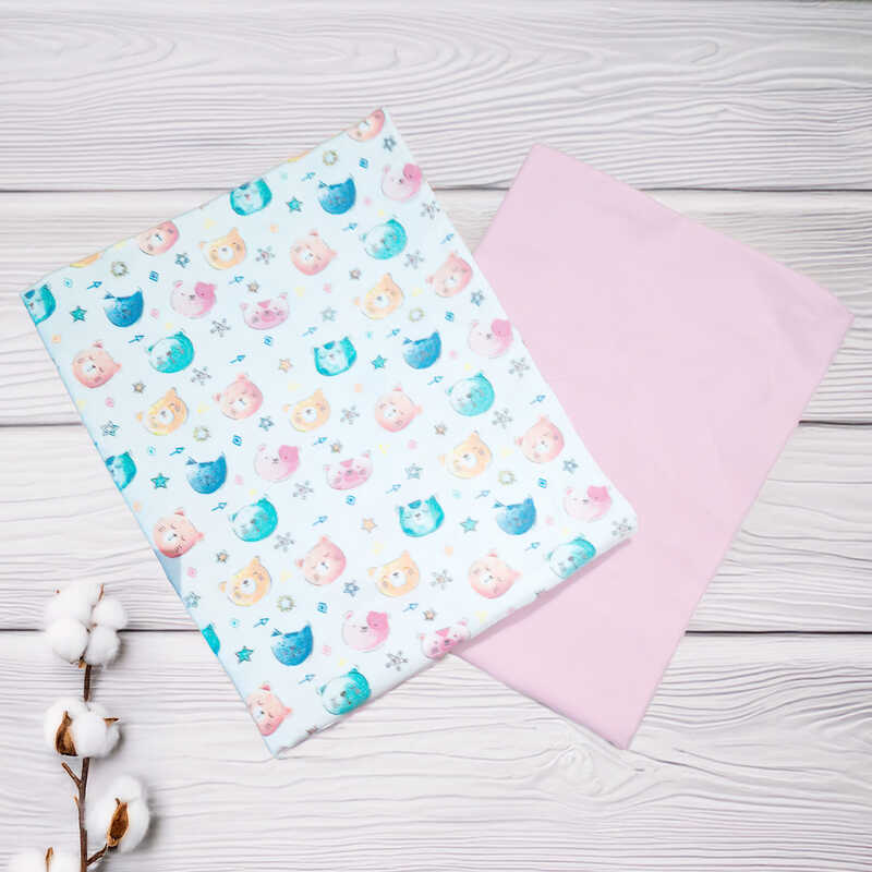 гр Комплект пелюшок "Коти" 29557  (1) 2шт в комплекті,  тканина ФЛАНЕЛЬ premium, розмір 100*80 см "Bimbo"