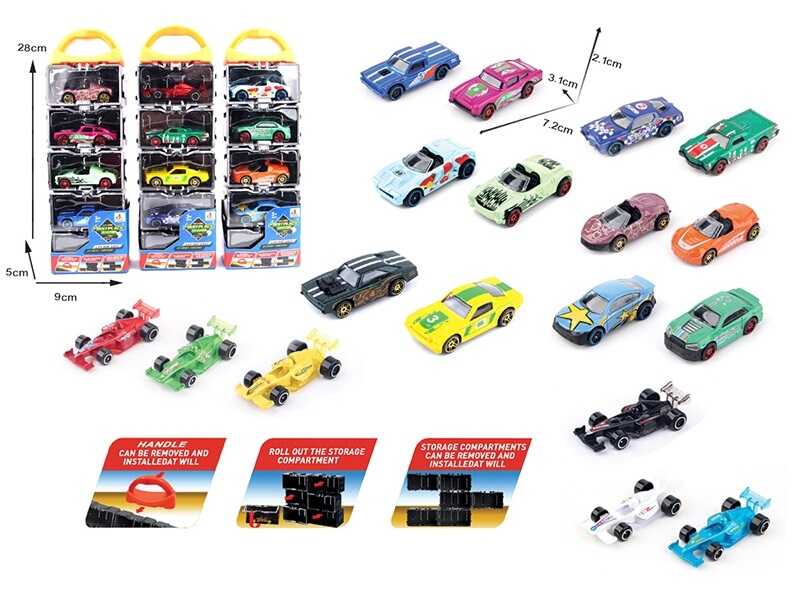 Набір машин DS 087 (96/2) 3 види, 5 штук в коробці, металопластиковий корпус, в коробці, ВИДАЄТЬСЯ ТІЛЬКИ МІКС ВИДІВ