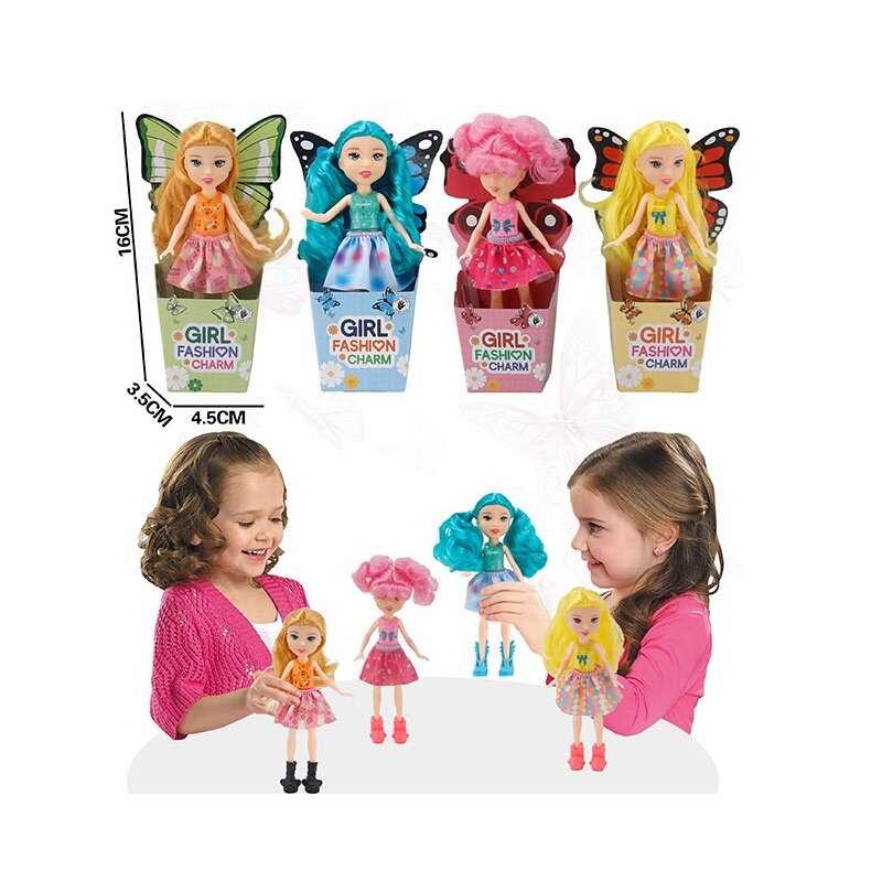 Лялька LK 1436-19 (640/2) висота 15 см, в коробці, ВИДАЄТЬСЯ ТІЛЬКИ МІКС ВИДІВ