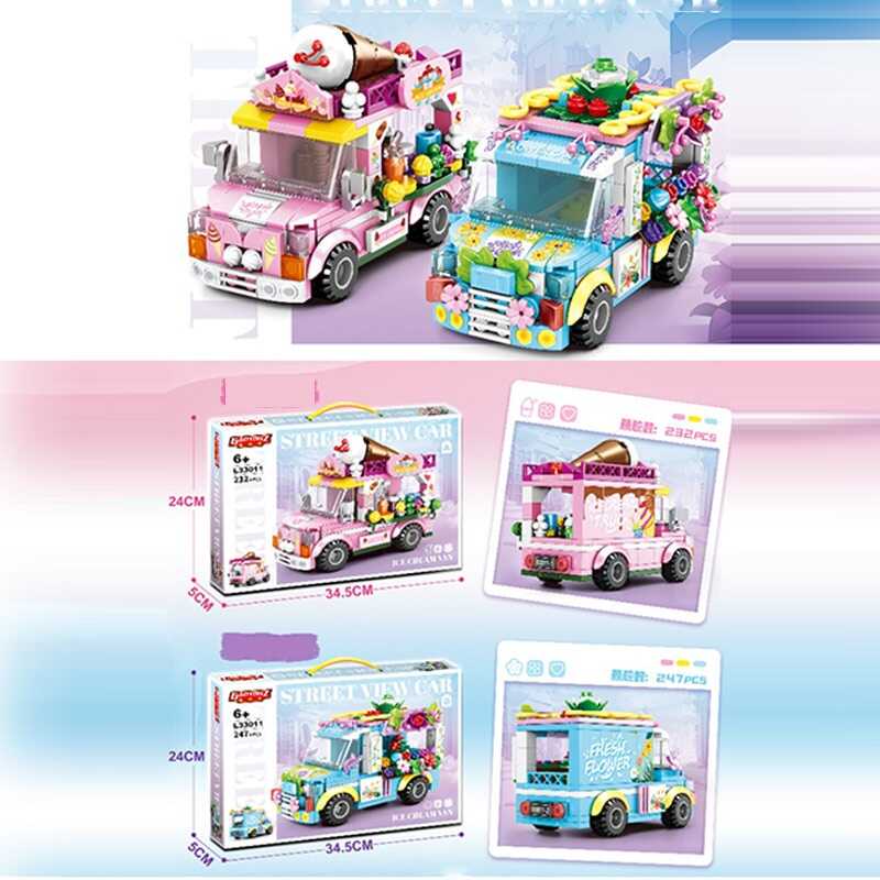 Конструктор L 33011 (80/2) 2 види, “Фургон”, 247 елементів, в коробці