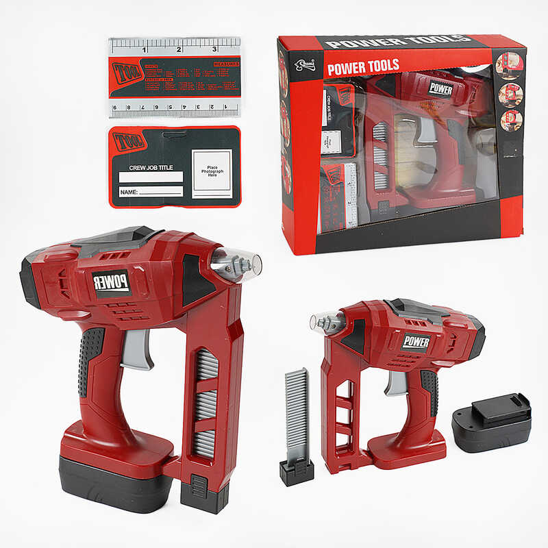 Степлер для цвяхів T 1469 (48/2) звук, підсвічування, аксесуари, в коробці