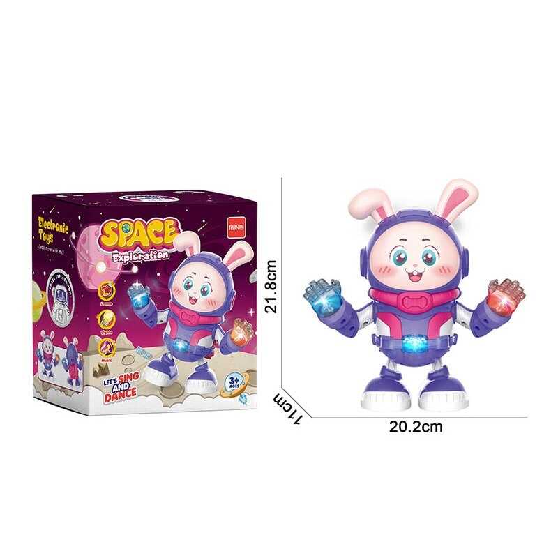 Музична іграшка RS 9047 C (60/2) танцює, мелодія, підсвічування, в коробці