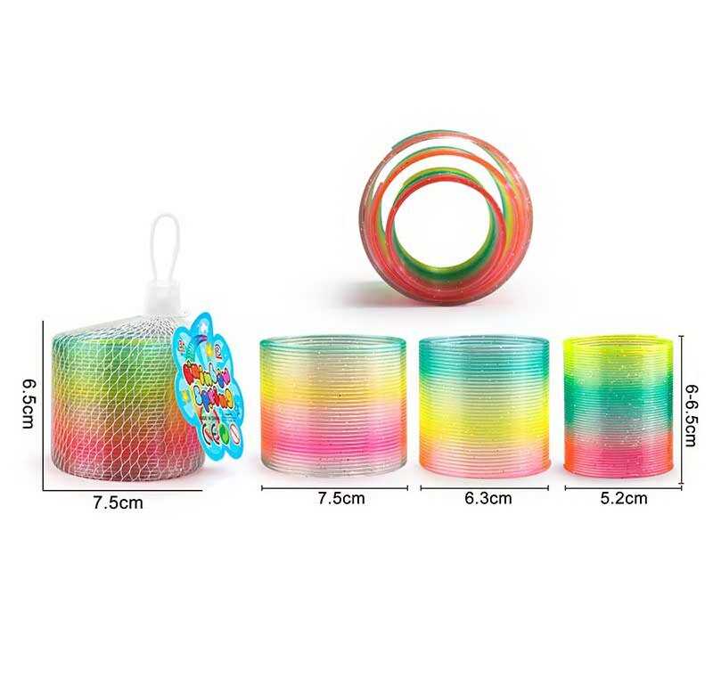 Набір пружинок A 0567 W7 (336/2) 3 шт, D=7.5\6.3\5.2 см, в сітці