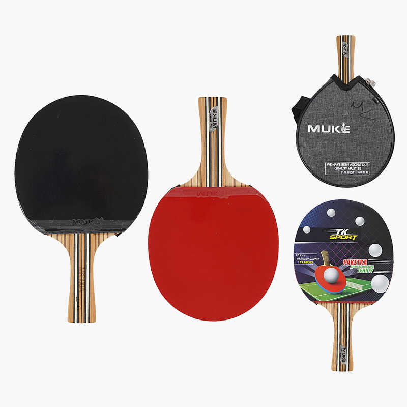 Ракетка для пінг-понгу C 70224 (60) "TK Sport", 1 штука, в чохлі