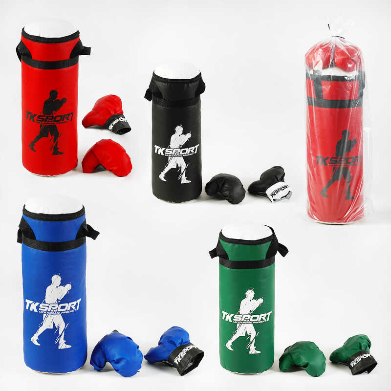 гр Боксерський набір ВЕЛИКИЙ (1)  Б90122 , 4 кольори, "TK Sport", висота-55 см, ВИДАЄТЬСЯ ТІЛЬКИ МІКС ВИДІВ
