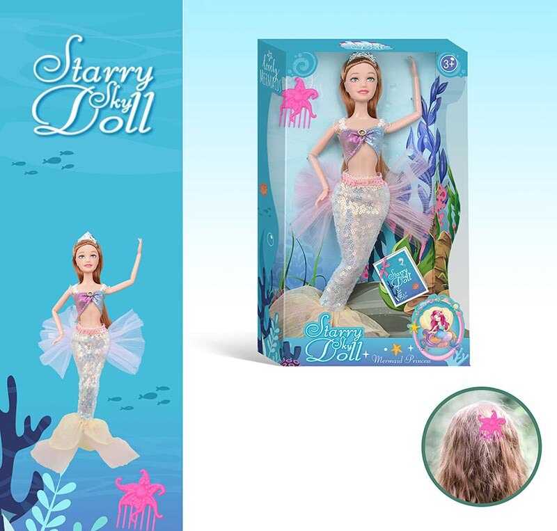 Лялька SK 055 A (72/2) висота 30 см, взуття, прикраса, гребінець, в коробці