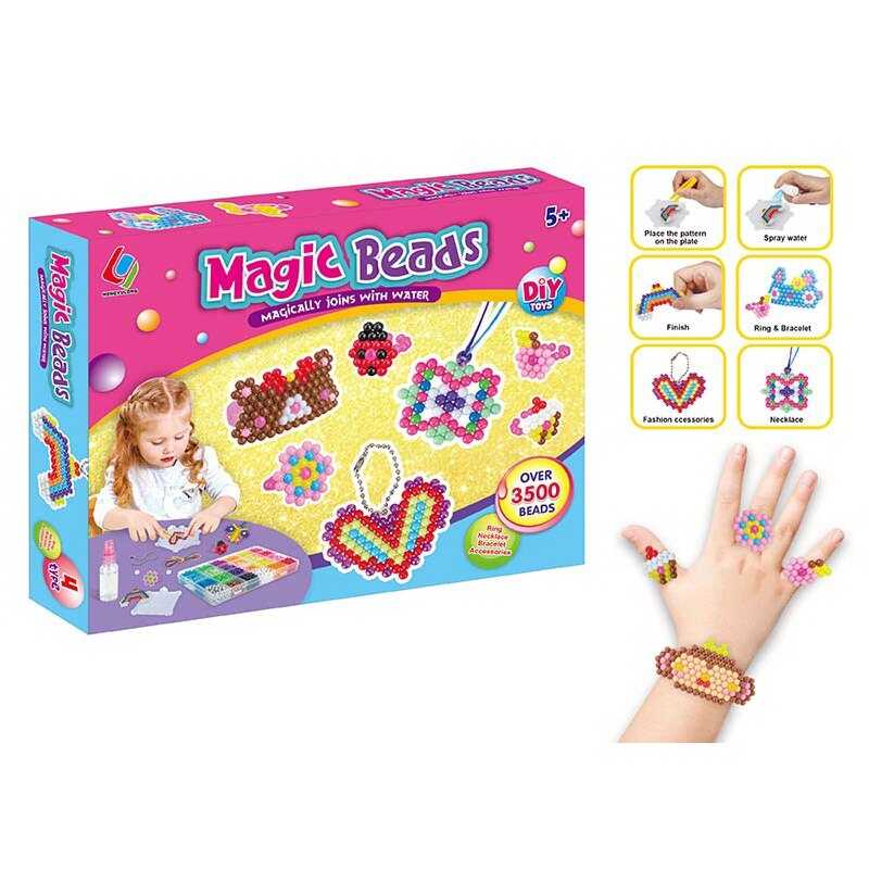 Аква мозаїка 8223 (36) 3500 кульок, 2 платформи для викладання візерунків, в коробці