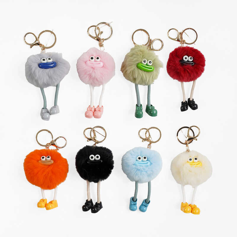 Брелок M 17955 (600)  ЦІНА ЗА 1 ШТУКУ, висота - 10 см, текстиль, кільце, карабін