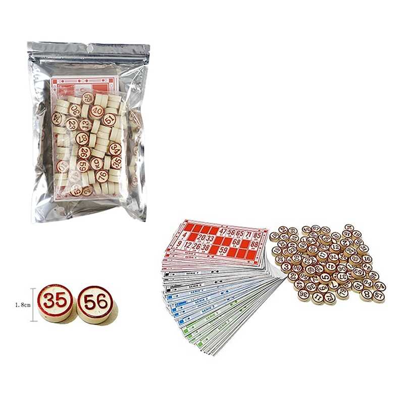 Лото K 9070 A (96/2) 90 фішок, 48 карток, в пакеті