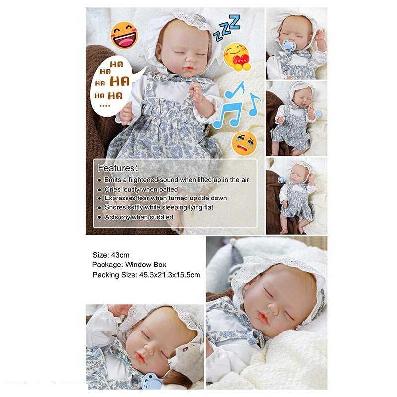 Пупс QM 240020 A (12) "TK Group", функціональний, датчик руху, звуки: сміх, плач, засинає, висота: 42 см, гумовий, озвучені репліки англ. мовою, аксесуари, в коробці