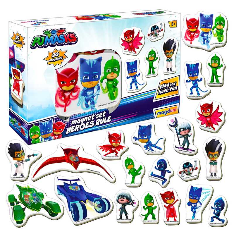 гр Набір магнітів ME 5031-32 "Герої в масках. Правила героїв" (10) "Magdum", 20 магнітів, в коробці