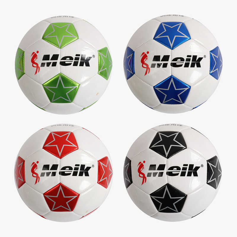 М`яч футбольний C 70565 (60) 4 види, вага 400-420 грамів, матеріал PU, балон гумовий, розмір №4, ВИДАЄТЬСЯ ТІЛЬКИ МІКС ВИДІВ