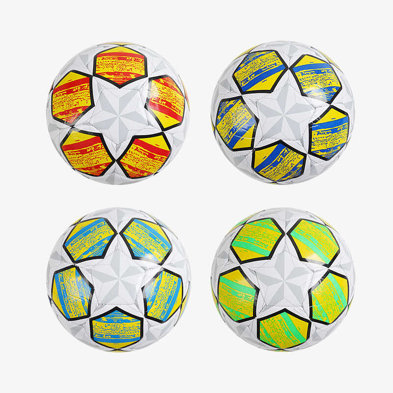 М`яч футбольний C 70299 (80) 4 види, вага 300-310 грамів, гумовий балон, матеріал PVC, розмір №5, ВИДАЄТЬСЯ МІКС