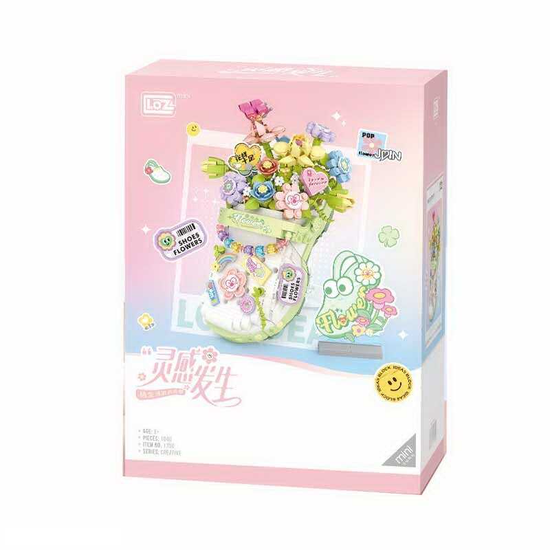 Конструктор 1350 (24) "Квіткове взуття", 1040 деталей, в коробці