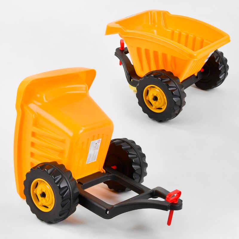 Причіп для педального трактора Pilsan 07-317 (1) ЖОВТИЙ, в пакеті