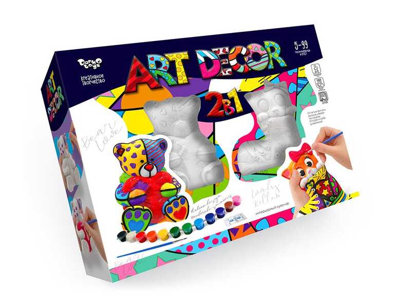 гр Креативна творчість 2 в 1 "ART DECOR" укр. (5) "Danko Toys"