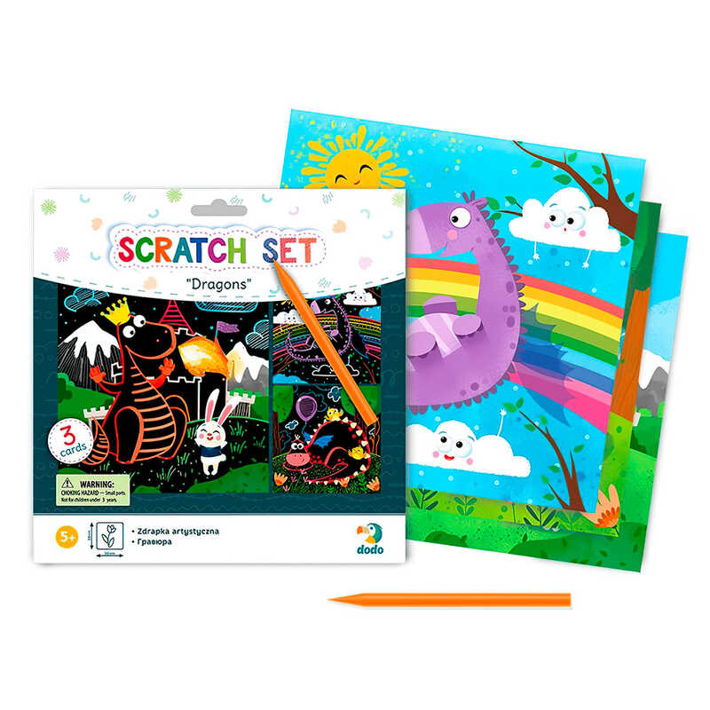 гр Набір гравюр "Дракони" 300215 (24) "Dodo"