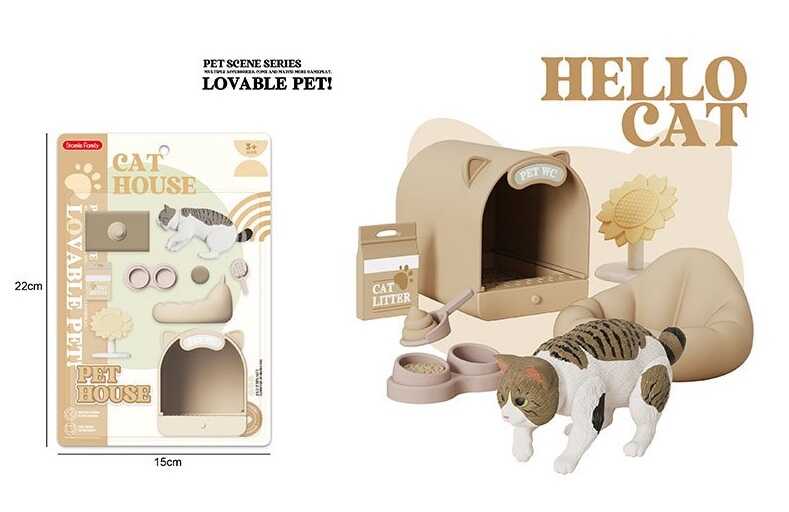 Улюбленець M 02 (72) рухливі кінцівки та голова, довжина 6 см, аксесуари, на листі