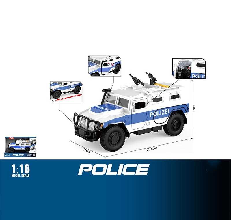 Джип WY 860 A (24) звуки, підсвічування, інерція, масштаб 1:16, відкриваються дверцята, гумові колеса, в коробці