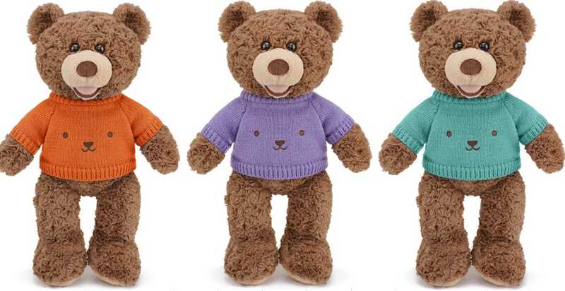 М`яка іграшка M 19262 (90) “Ведмедик”, висота: 46 см, знімний в’язаний светр, ВИДАЄТЬСЯ ТІЛЬКИ МІКС ВИДІВ